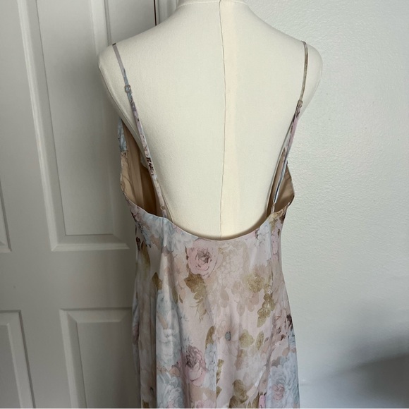 Wayf Womens Rendezvous Cowl Neck Slip Midi Dress - Picture 7 of 9